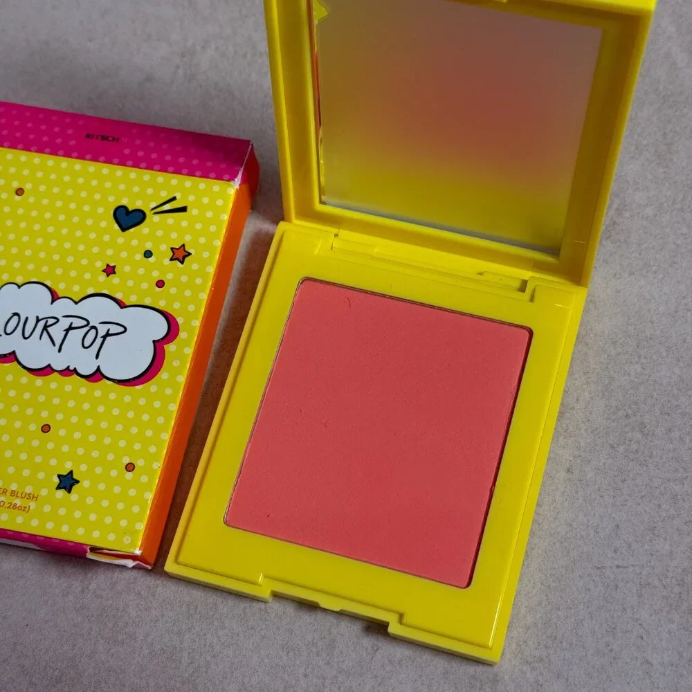 ColourPop Pressed Powder Blush Bright Coral New